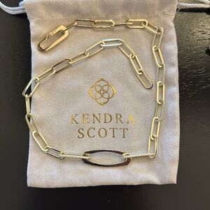 KENDRA SCOTT Adeline chain necklace in gold NWOT